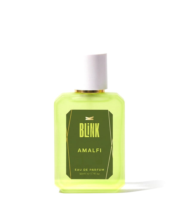BLINK AMALFI, Eau de Parfum 50 ml, sticla pe fundal alb