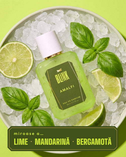 BLINK AMALFI: miroase a lime, mandarină, bergamotă