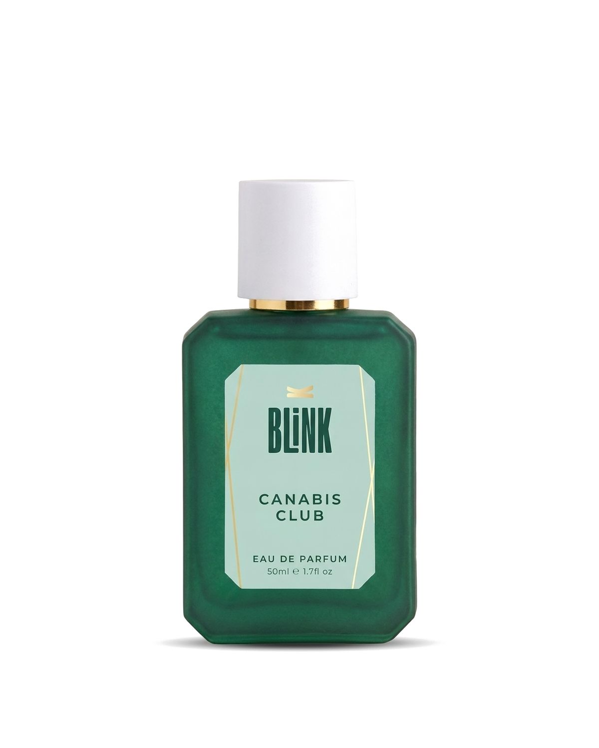 BLINK CANABIS CLUB, Eau de Parfum 50 ml, sticla pe fundal alb