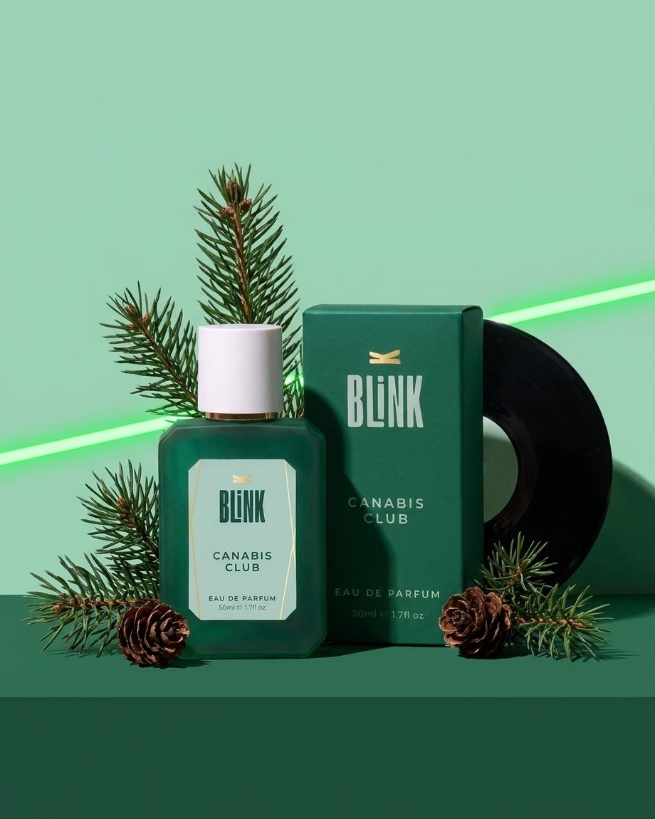 BLINK CANABIS CLUB, sticla și cutia