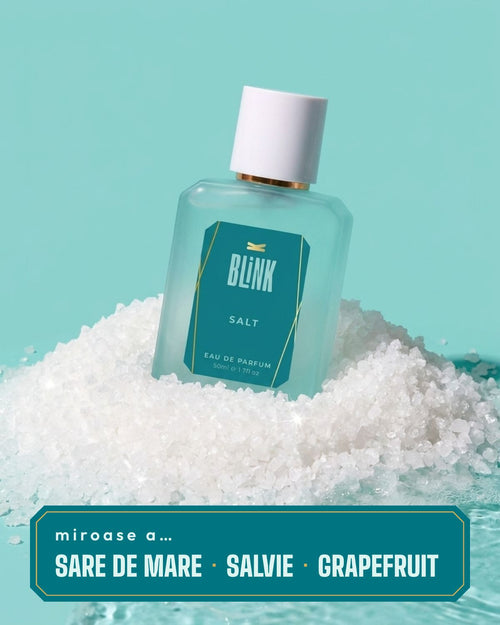 BLINK SALT: miroase a grapefruit, sare de mare, salvie