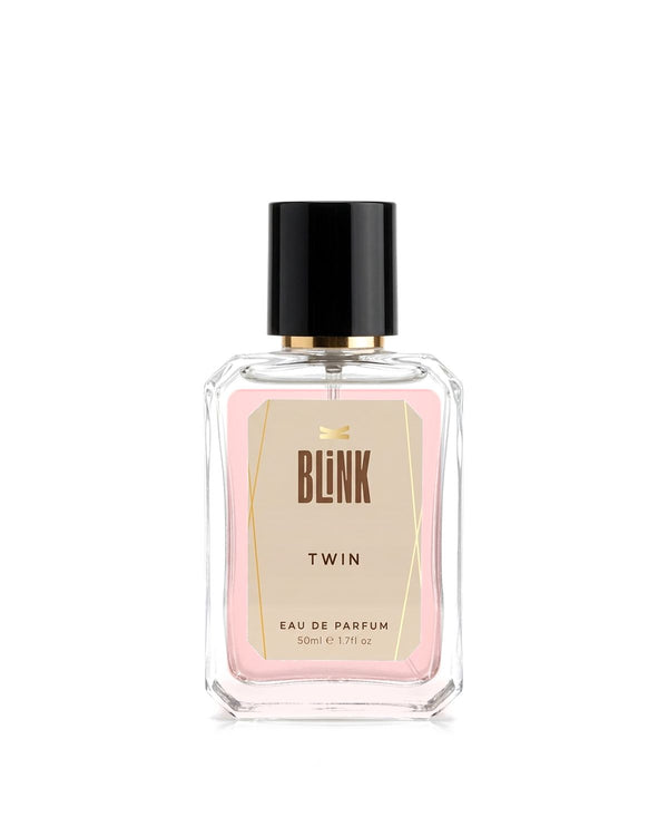 BLINK Twin 163, Eau de Parfum 50 ml, sticla pe fundal alb