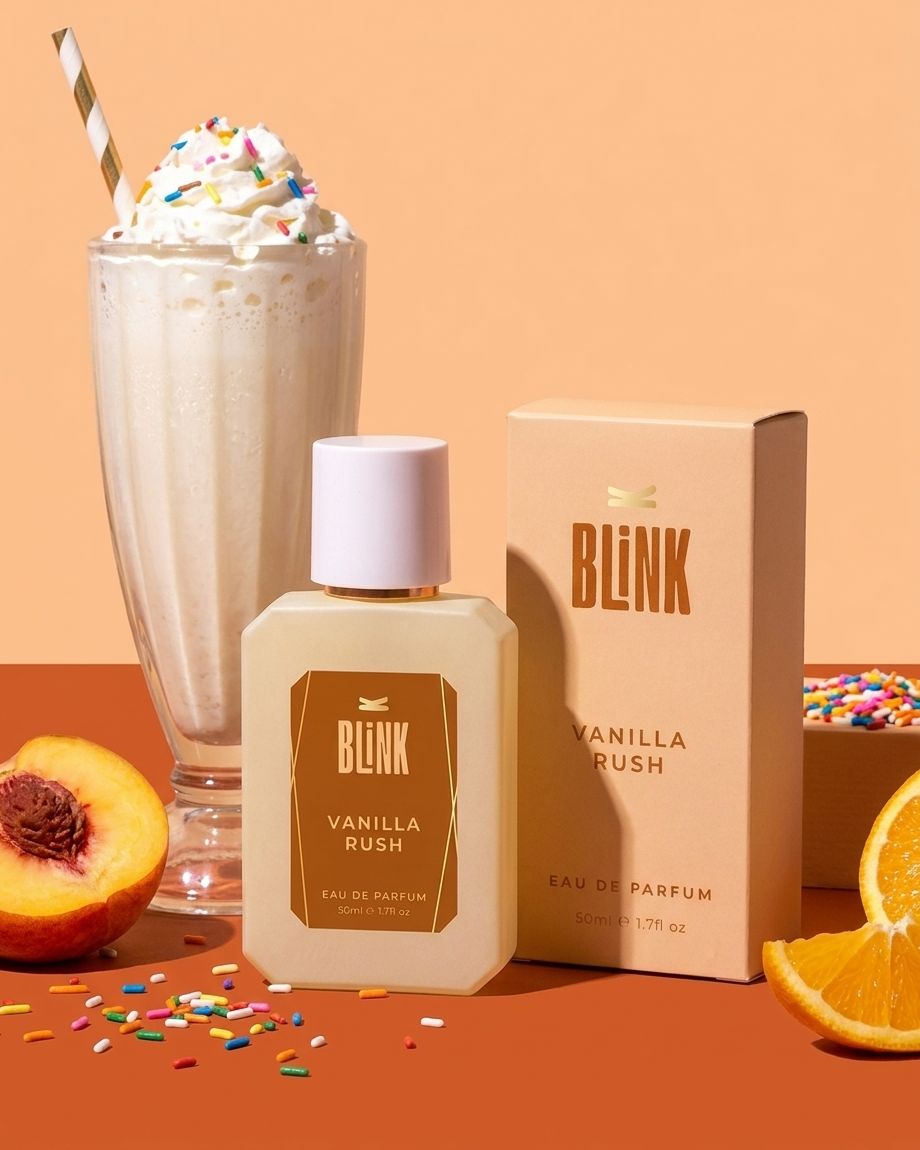 BLINK VANILLA RUSH, sticla și cutia